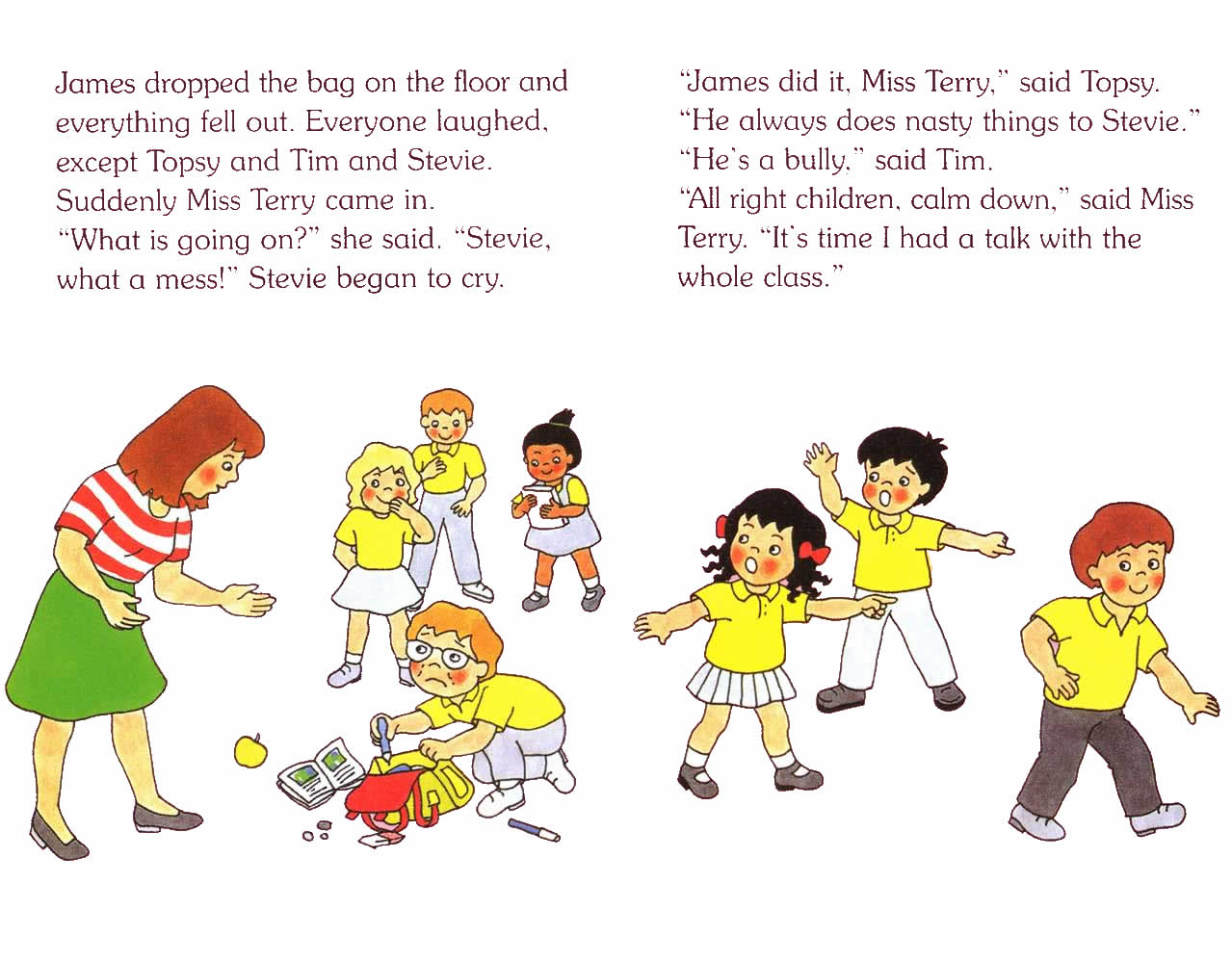 Ladybird - Topsy Tim Books - Help A Friend (10),绘本,绘本故事,绘本阅读,故事书,童书,图画书,课外阅读